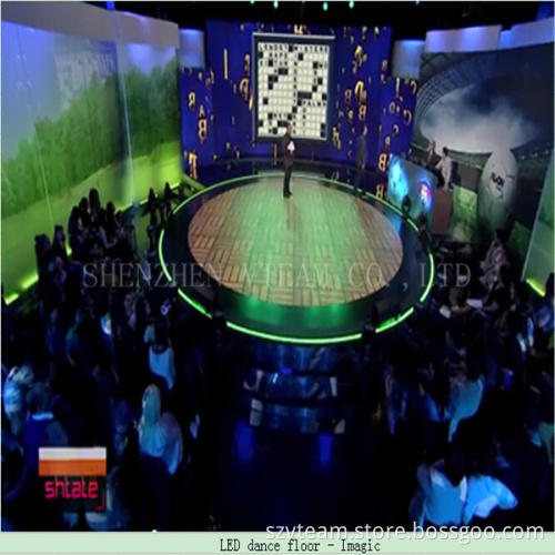 Indoor RGB LED Dance Floor with Disco Effect (Imagic-P10mm)